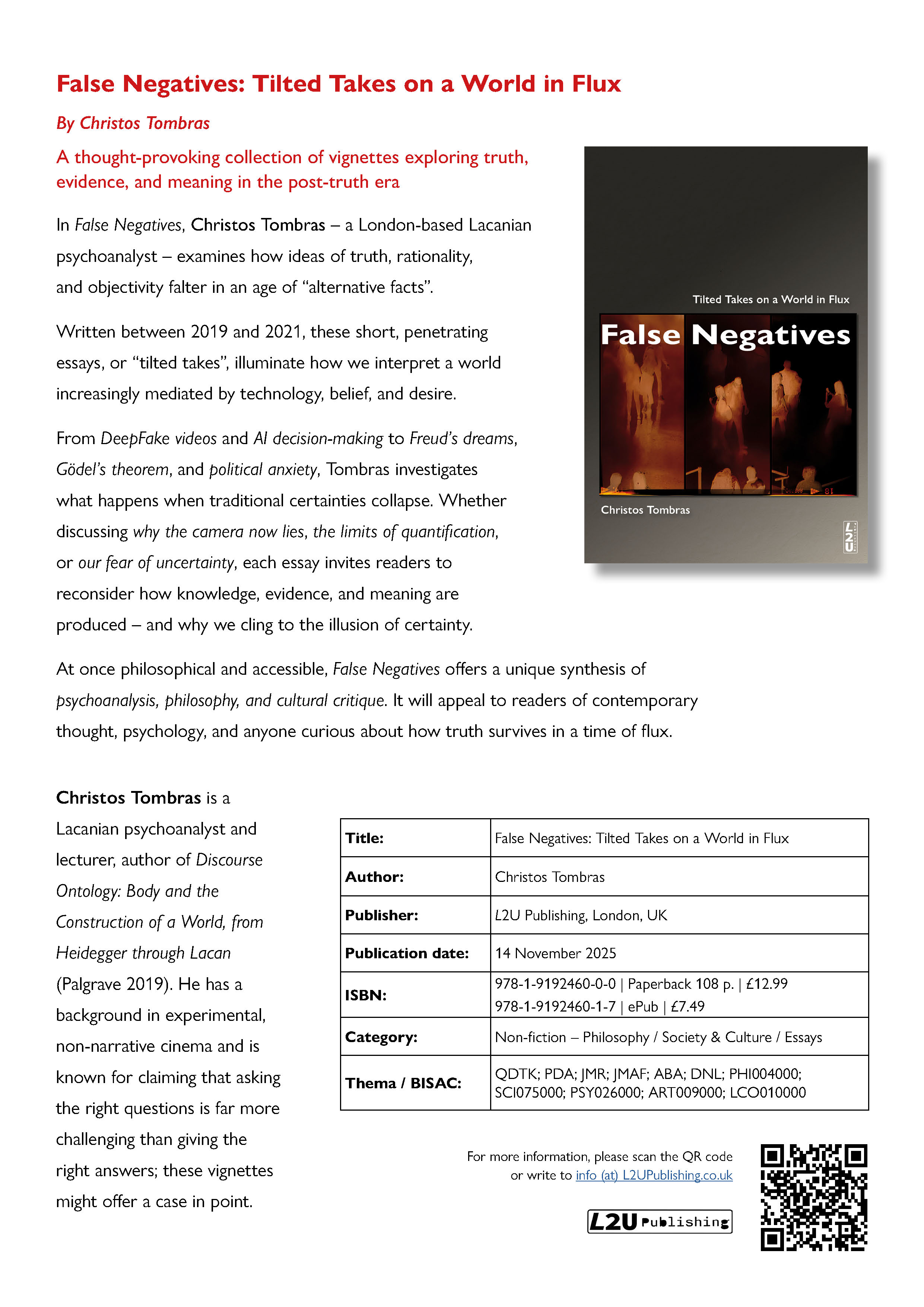 False Negatives Press Release